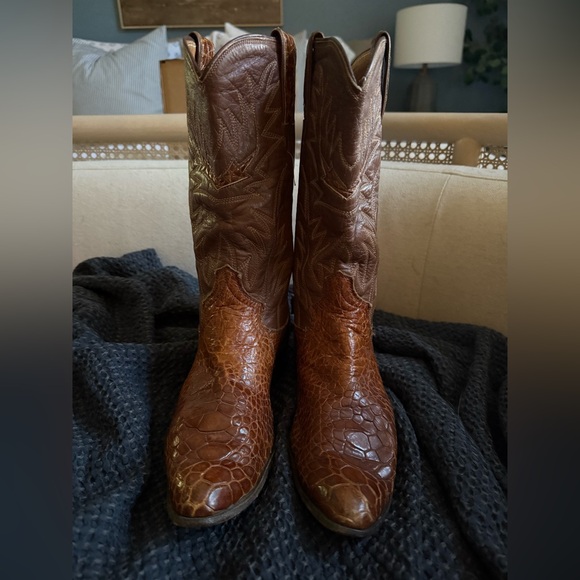 Justin’s sea turtle boots vintage size 7 - Picture 3 of 14